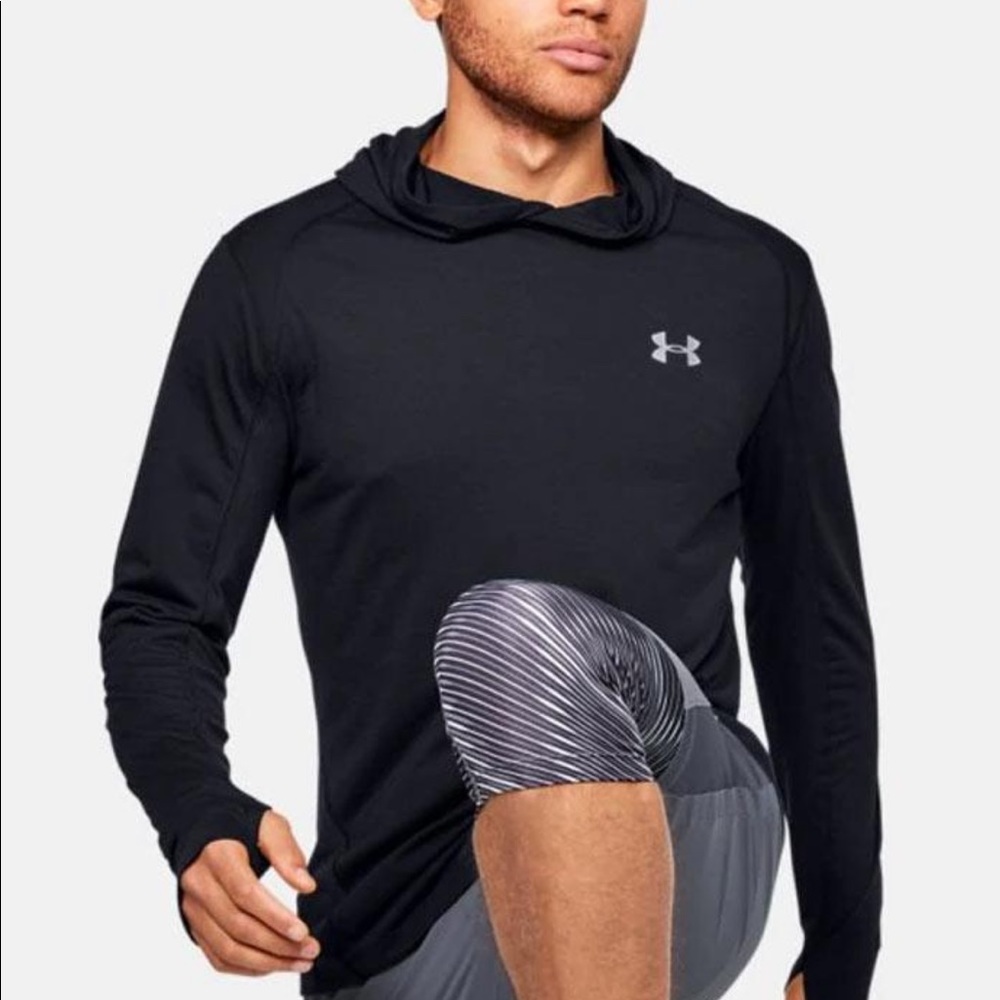 Under Armour Black Lightweight Hoodie Mens